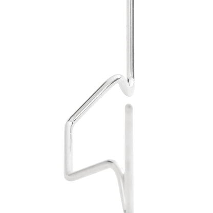 vidaXL Greenhouse Clips 100 pcs W Type Galvanised Steel