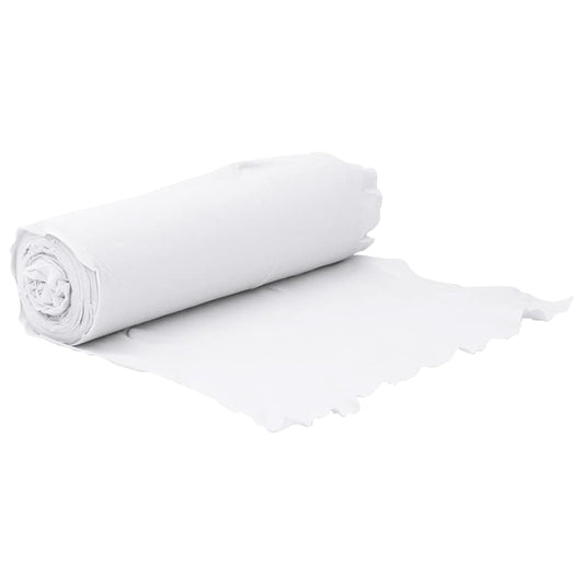 vidaXL Geotextile Membrane White 1 x 10 m Polyester Fibre
