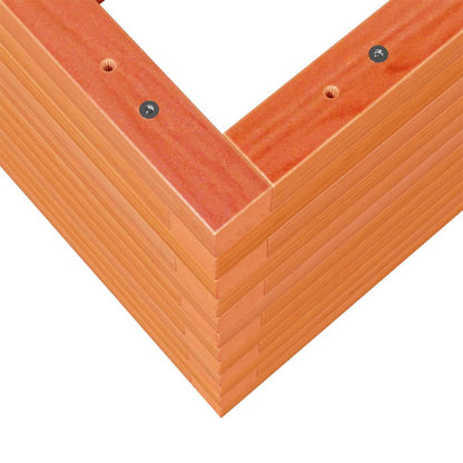 vidaXL Garden Planter Wax Brown 110x40x46 cm Solid Wood Pine