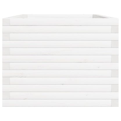 vidaXL Garden Planter White 90x60x46 cm Solid Wood Pine