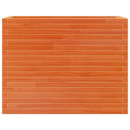 vidaXL Garden Planter Wax Brown 90x40x68.5 cm Solid Wood Pine