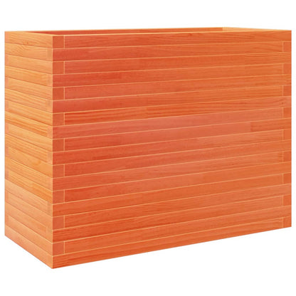 vidaXL Garden Planter Wax Brown 90x40x68.5 cm Solid Wood Pine