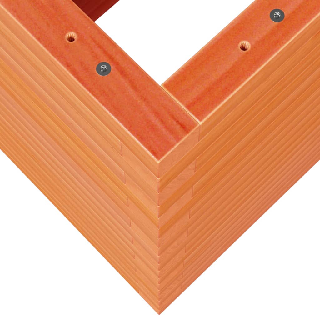 vidaXL Garden Planter Wax Brown 90x40x68.5 cm Solid Wood Pine