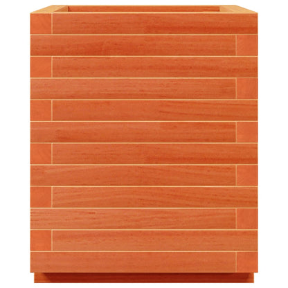 vidaXL Garden Planter Wax Brown 40x40x49.5 cm Solid Wood Pine