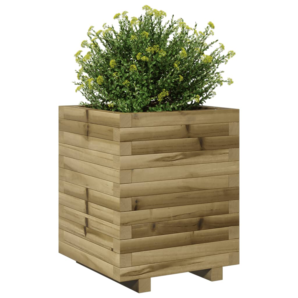 vidaXL Garden Planter 40x40x49.5 cm Impregnated Wood Pine