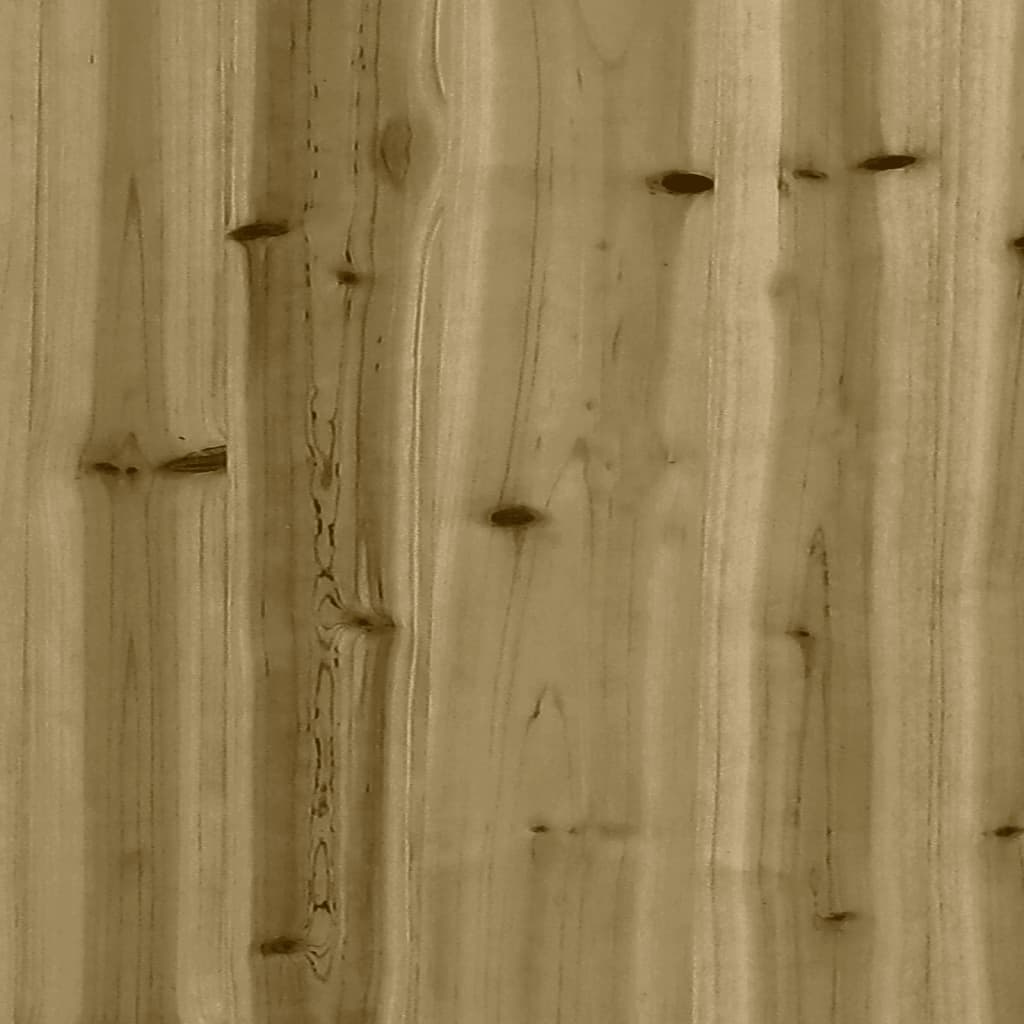 vidaXL Garden Planter 40x40x49.5 cm Impregnated Wood Pine