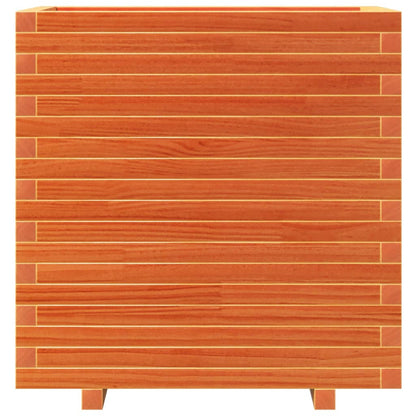 vidaXL Garden Planter Wax Brown 70x40x72.5 cm Solid Wood Pine