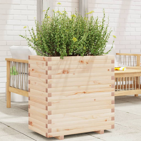 vidaXL Garden Planter 70x40x72 cm Solid Wood Pine