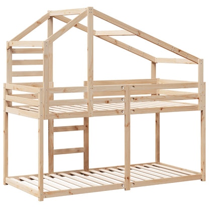 vidaXL Bunk Bed without Mattress 80x200 cm Solid Wood Pine