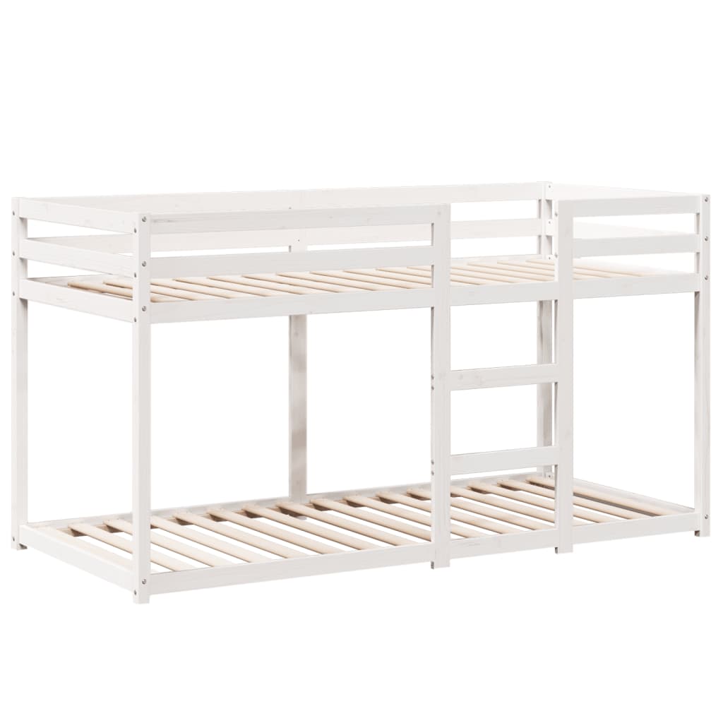 vidaXL Bunk Bed without Mattress White 80x200 cm Solid Wood Pine