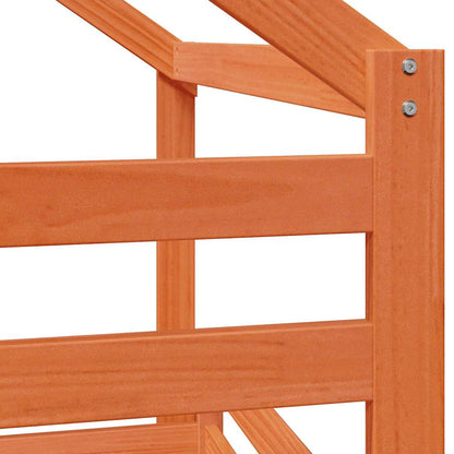 vidaXL Bunk Bed without Mattress Wax Brown 80x200 cm Solid Wood Pine