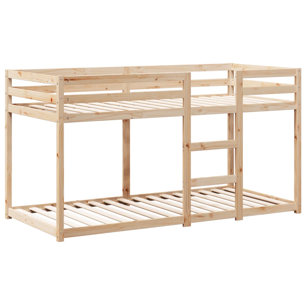 vidaXL Bunk Bed without Mattress 90x190 cm Single Solid Wood Pine
