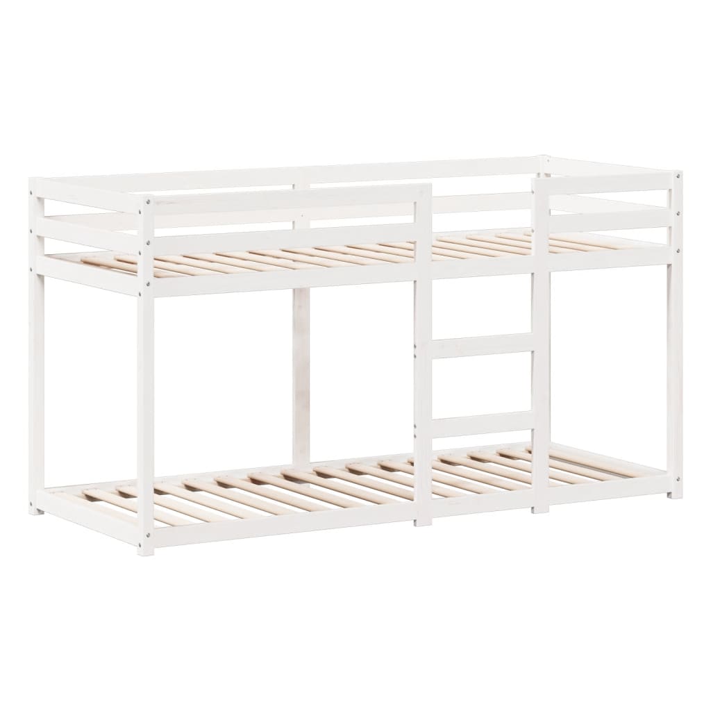 vidaXL Bunk Bed without Mattress White 80x200 cm Solid Wood Pine