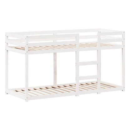 vidaXL Bunk Bed without Mattress White 80x200 cm Solid Wood Pine