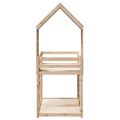 vidaXL Bunk Bed without Mattress 90x200 cm Solid Wood Pine