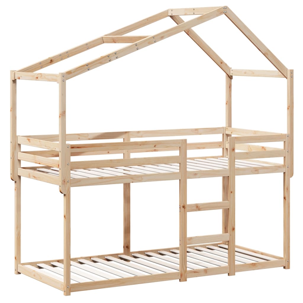 vidaXL Bunk Bed without Mattress 80x200 cm Solid Wood Pine