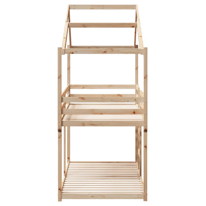 vidaXL Bunk Bed without Mattress 80x200 cm Solid Wood Pine