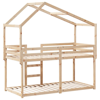 vidaXL Bunk Bed without Mattress 80x200 cm Solid Wood Pine