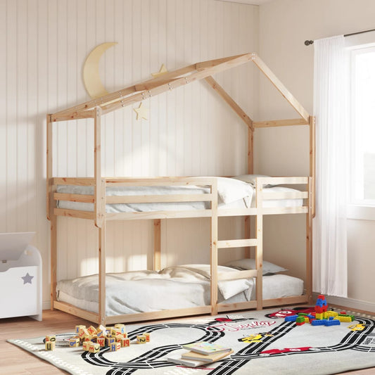 vidaXL Bunk Bed without Mattress 80x200 cm Solid Wood Pine
