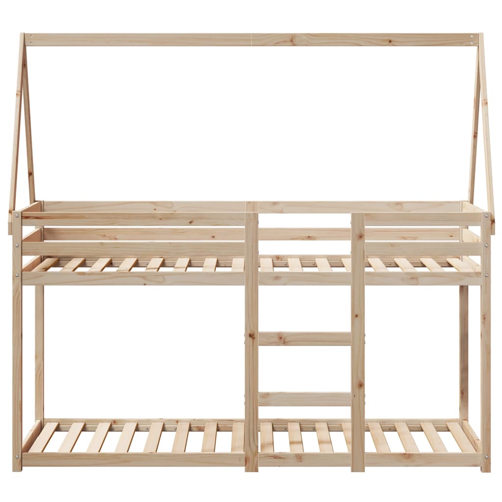 vidaXL Bunk Bed without Mattress 80x200 cm Solid Wood Pine
