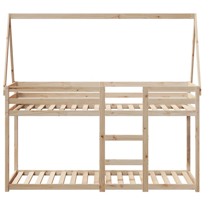 vidaXL Bunk Bed without Mattress 80x200 cm Solid Wood Pine