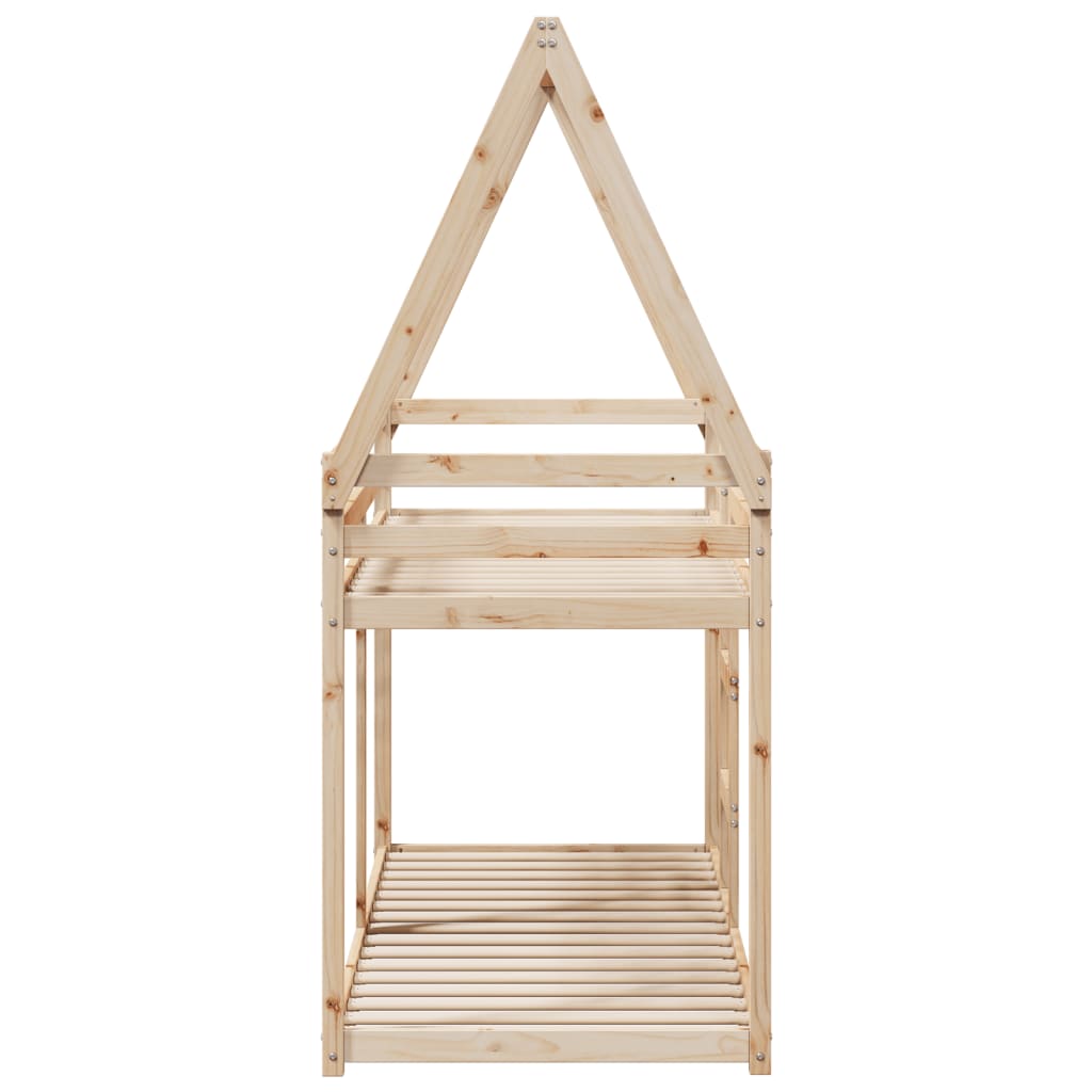 vidaXL Bunk Bed without Mattress 80x200 cm Solid Wood Pine