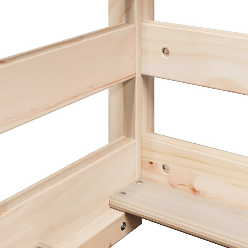 vidaXL Bunk Bed without Mattress 80x200 cm Solid Wood Pine