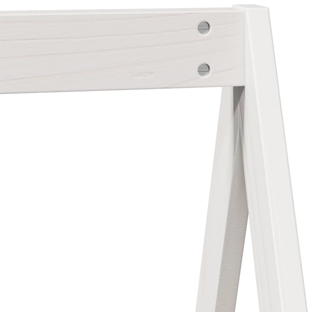 vidaXL Bunk Bed without Mattress White 80x200 cm Solid Wood Pine