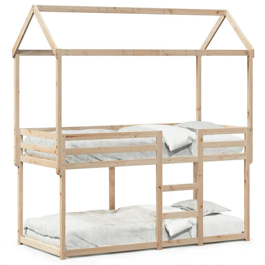 vidaXL Bunk Bed without Mattress 90x200 cm Solid Wood Pine