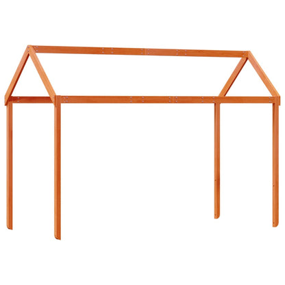 vidaXL Bunk Bed without Mattress Wax Brown 90x200 cm Solid Wood Pine