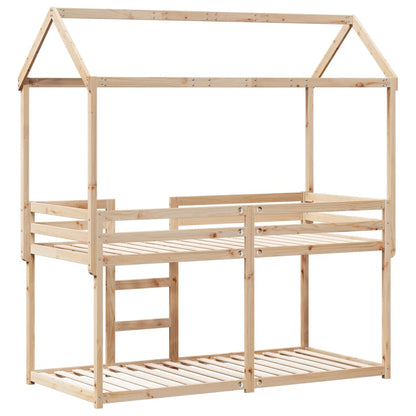vidaXL Bunk Bed without Mattress 80x200 cm Solid Wood Pine