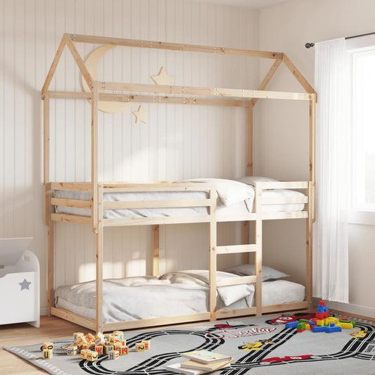 vidaXL Bunk Bed without Mattress 80x200 cm Solid Wood Pine