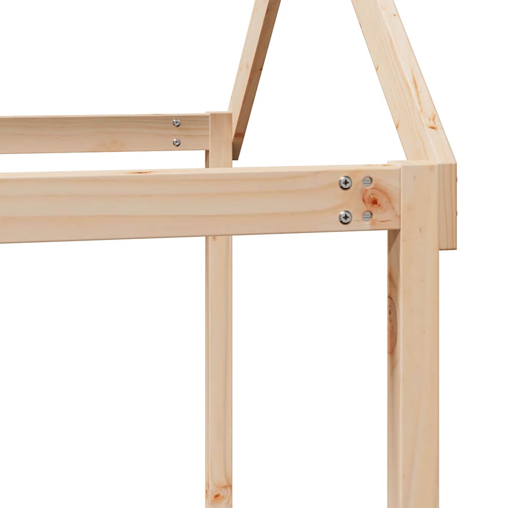 vidaXL Bunk Bed without Mattress 90x190 cm Single Solid Wood Pine