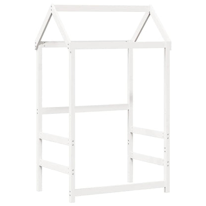 vidaXL Day Bed and Bench Set with Roof without Mattress White 80x200 cm