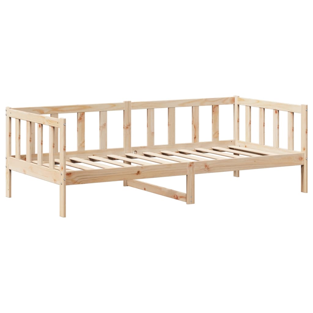 vidaXL Day Bed with Roof without Mattress 80x200 cm Solid Wood