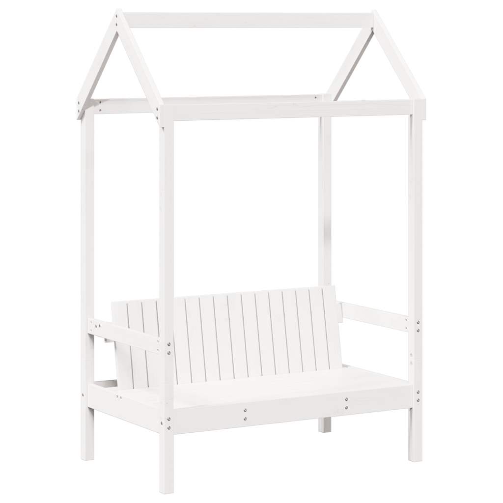 vidaXL Day Bed Set with Roof without Mattress White 80x200 cm
