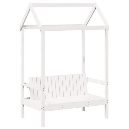 vidaXL Day Bed Set with Roof without Mattress White 80x200 cm