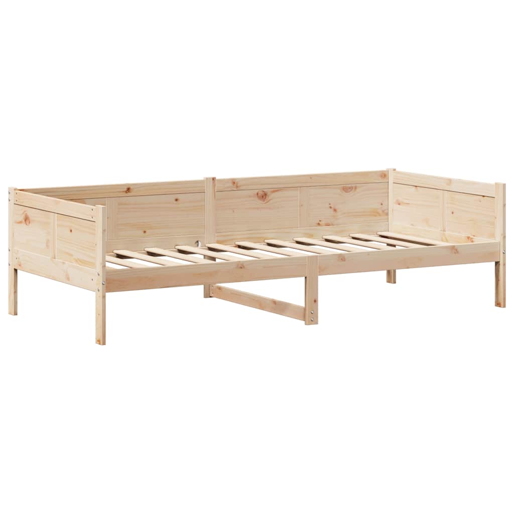 vidaXL Day Bed with Roof without Mattress 80x200 cm Solid Wood
