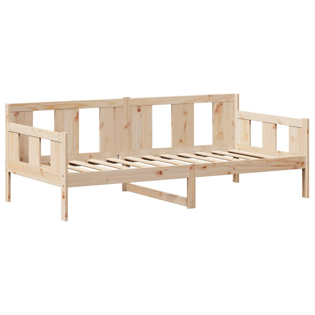 vidaXL Day Bed with Roof without Mattress 80x200 cm Solid Wood