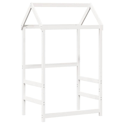 vidaXL Day Bed and Bench Set with Roof without Mattress White 80x200 cm