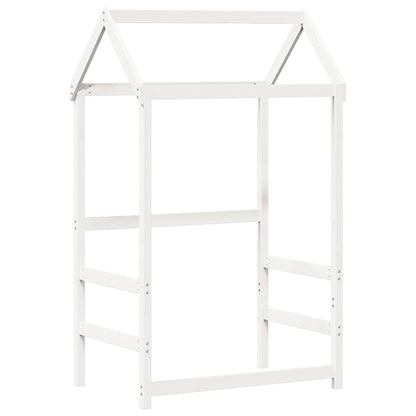 vidaXL Day Bed and Bench Set with Roof without Mattress White 80x200 cm