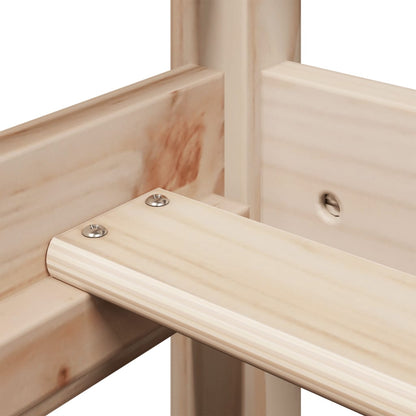 vidaXL Day Bed with Roof without Mattress 80x200 cm Solid Wood