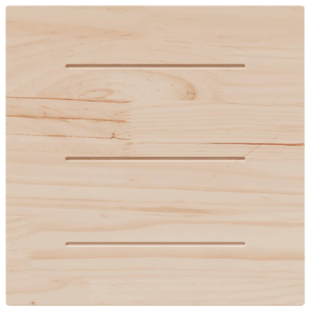 vidaXL Table Top 50x50x1.7 cm Square Solid Wood Pine