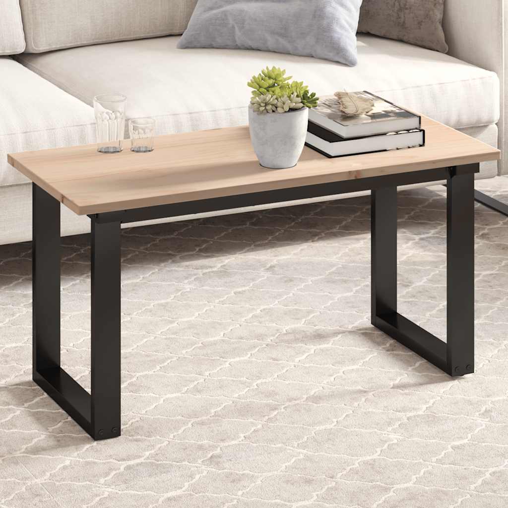 vidaXL Table Top 90x40x1.7 cm Rectangular Solid Wood Pine