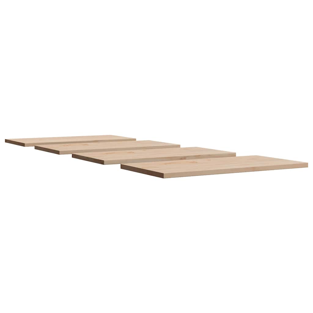 vidaXL Table Tops 4 pcs 90x45x1.7 cm Rectangular Solid Wood Pine
