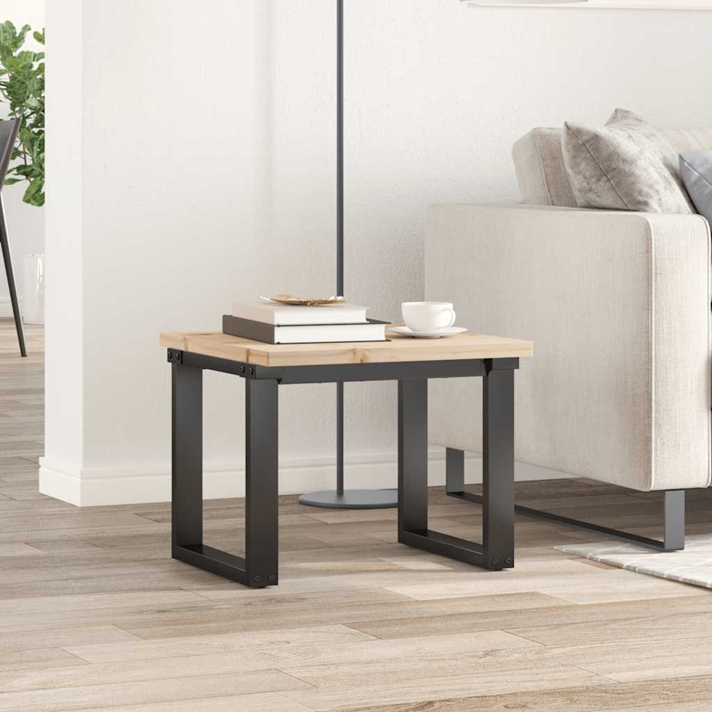 vidaXL Table Top 50x50x2.5 cm Square Solid Wood Pine