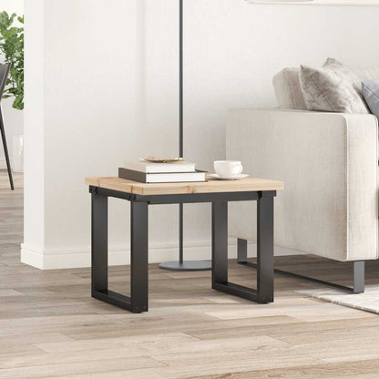 vidaXL Table Top 50x50x2.5 cm Square Solid Wood Pine