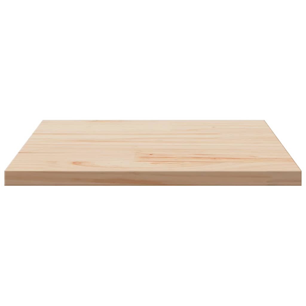 vidaXL Table Top 50x50x2.5 cm Square Solid Wood Pine