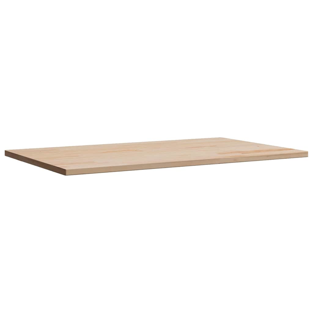vidaXL Table Top 80x50x2.5 cm Rectangular Solid Wood Pine