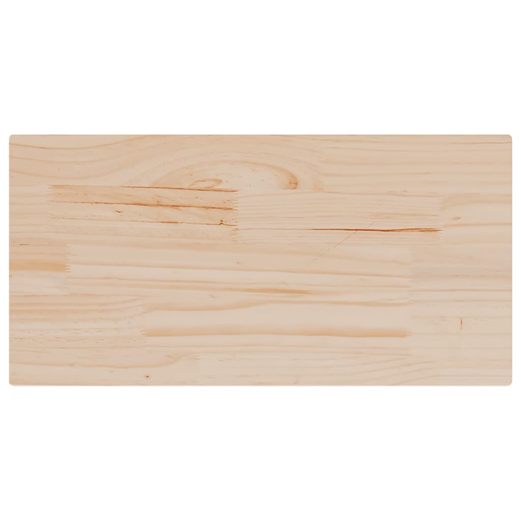 vidaXL Table Tops 2 pcs 80x40x2.5 cm Rectangular Solid Wood Pine